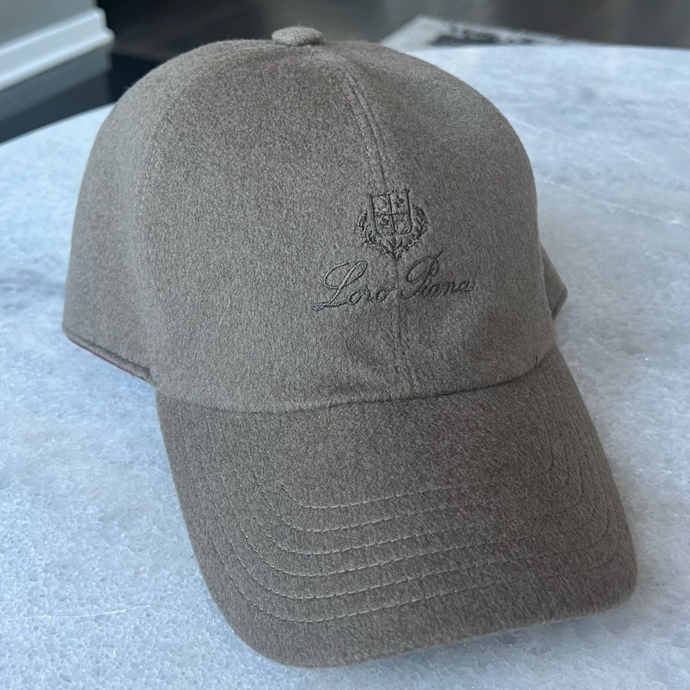 Loro Piana Baseball Cap Cashmere Storm System Size Large